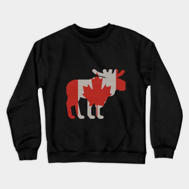 Canada Moose Crewneck Sweatshirt by johnnie2749